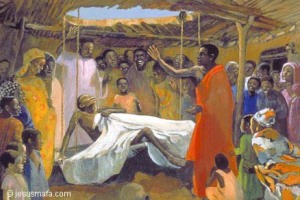 Jesus heals paralized man